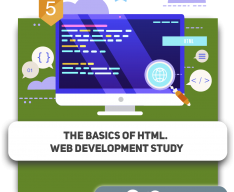 The basics of HTML. Web development study - Programming for children in London